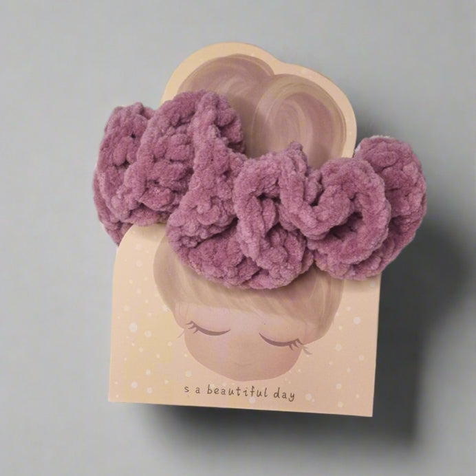 Velvet scrunchies
