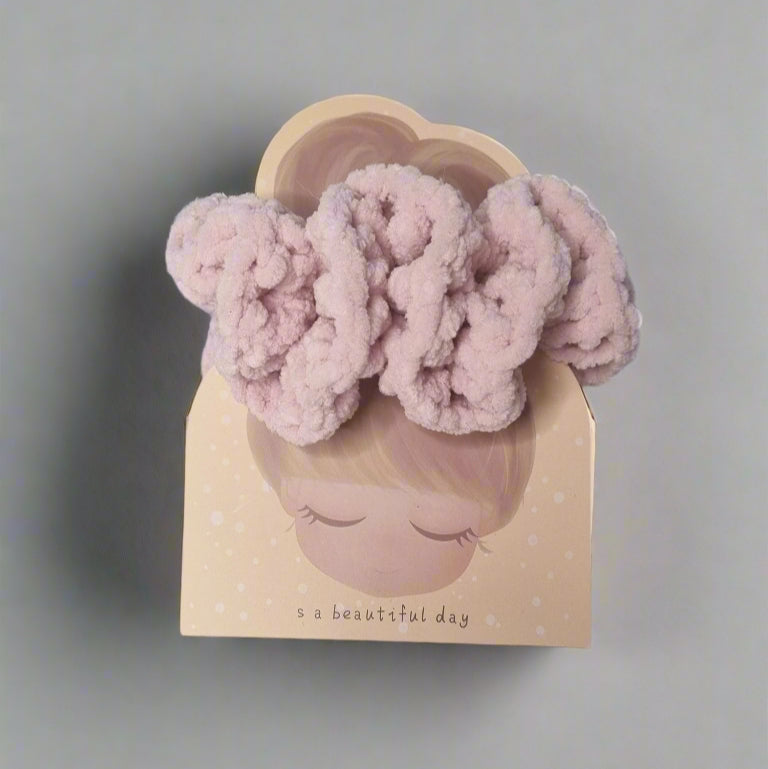 Velvet scrunchies