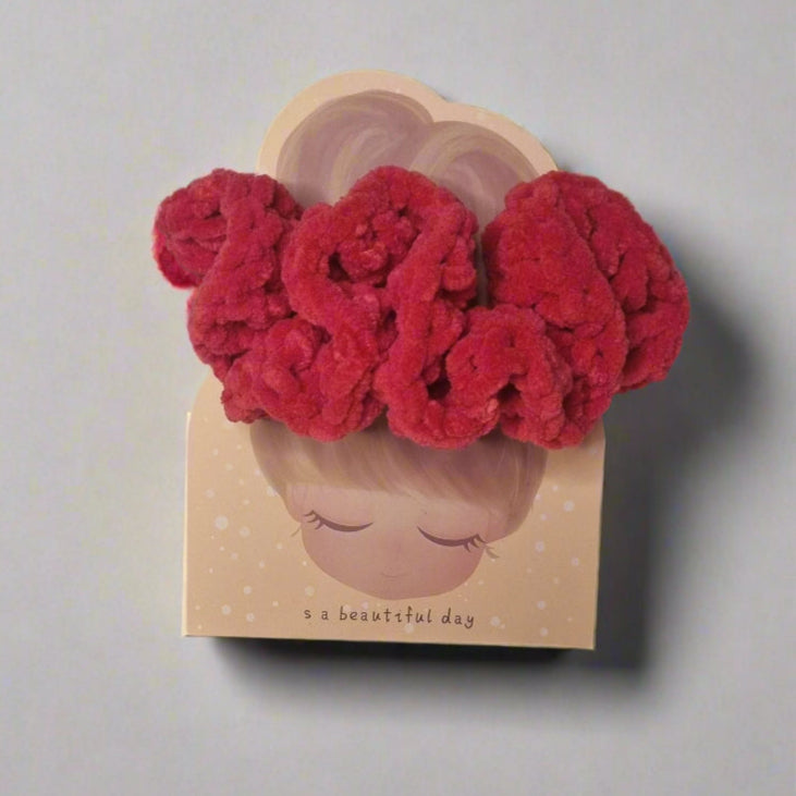 Velvet scrunchies