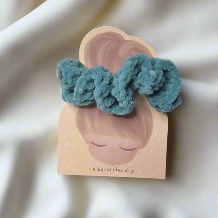 Velvet scrunchies